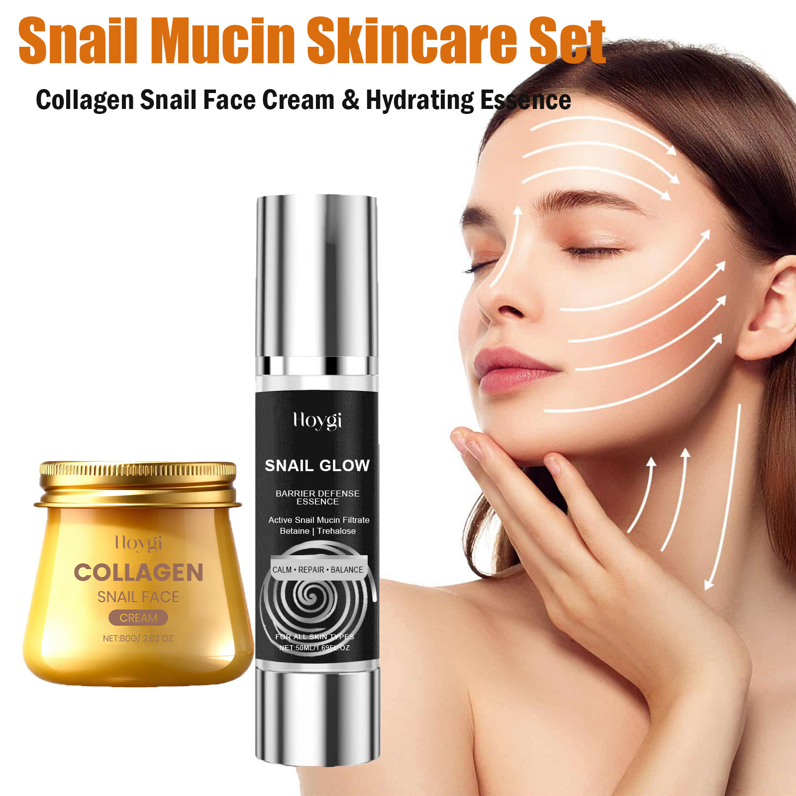 Snail Mucin Essence - Ensemble de soins à la bave