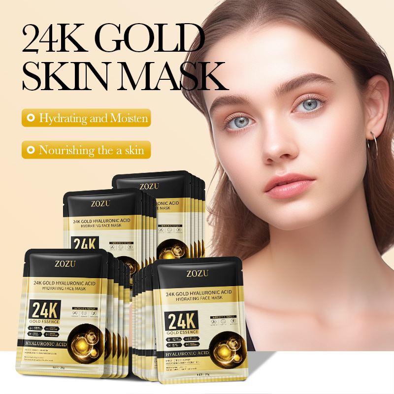 Skincare Omg - Masque Facial à l'acide hyaluronique doré