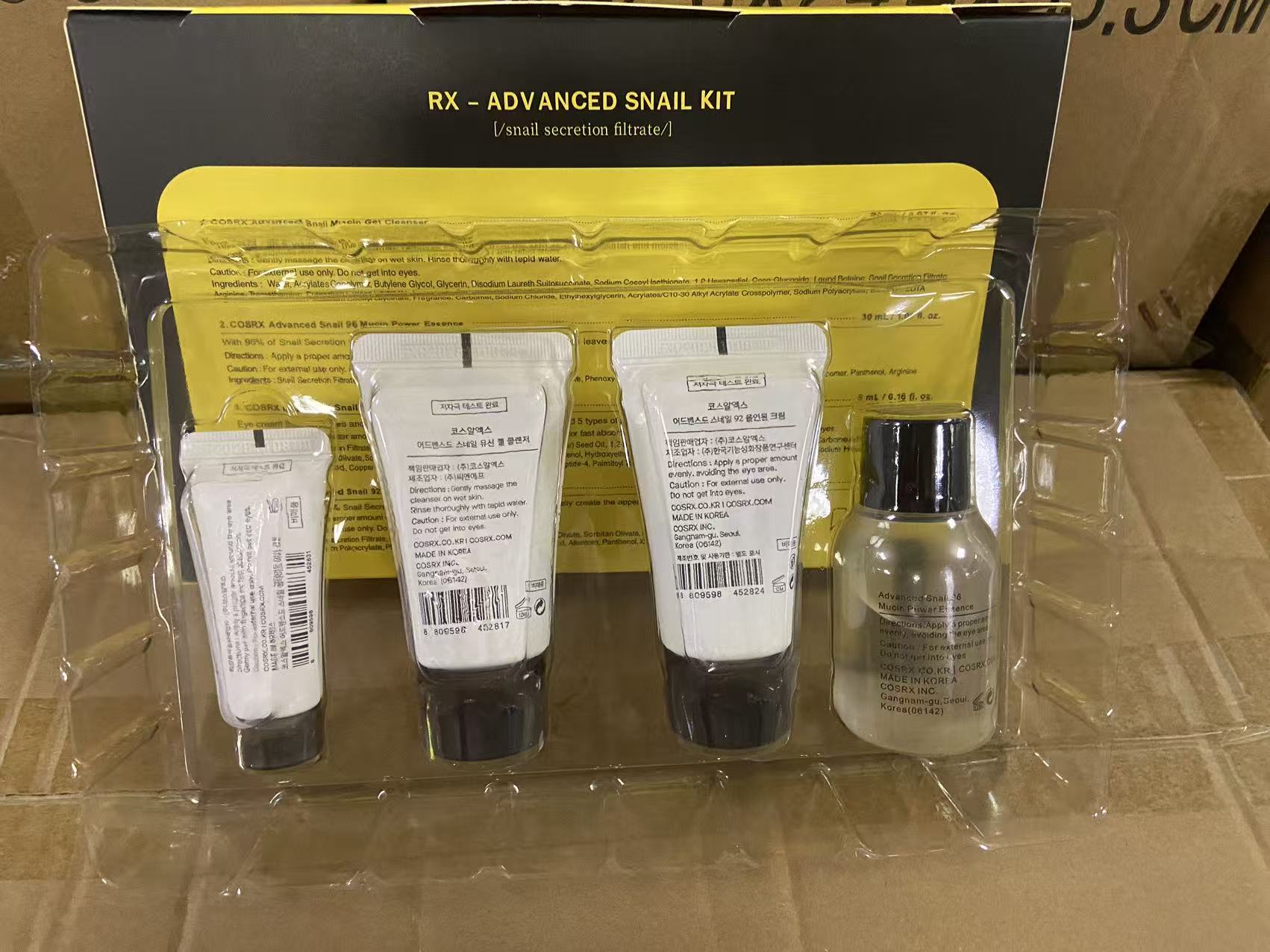 Coffret de voyage hydratant et - Snail Mucin Essence avis et prix
