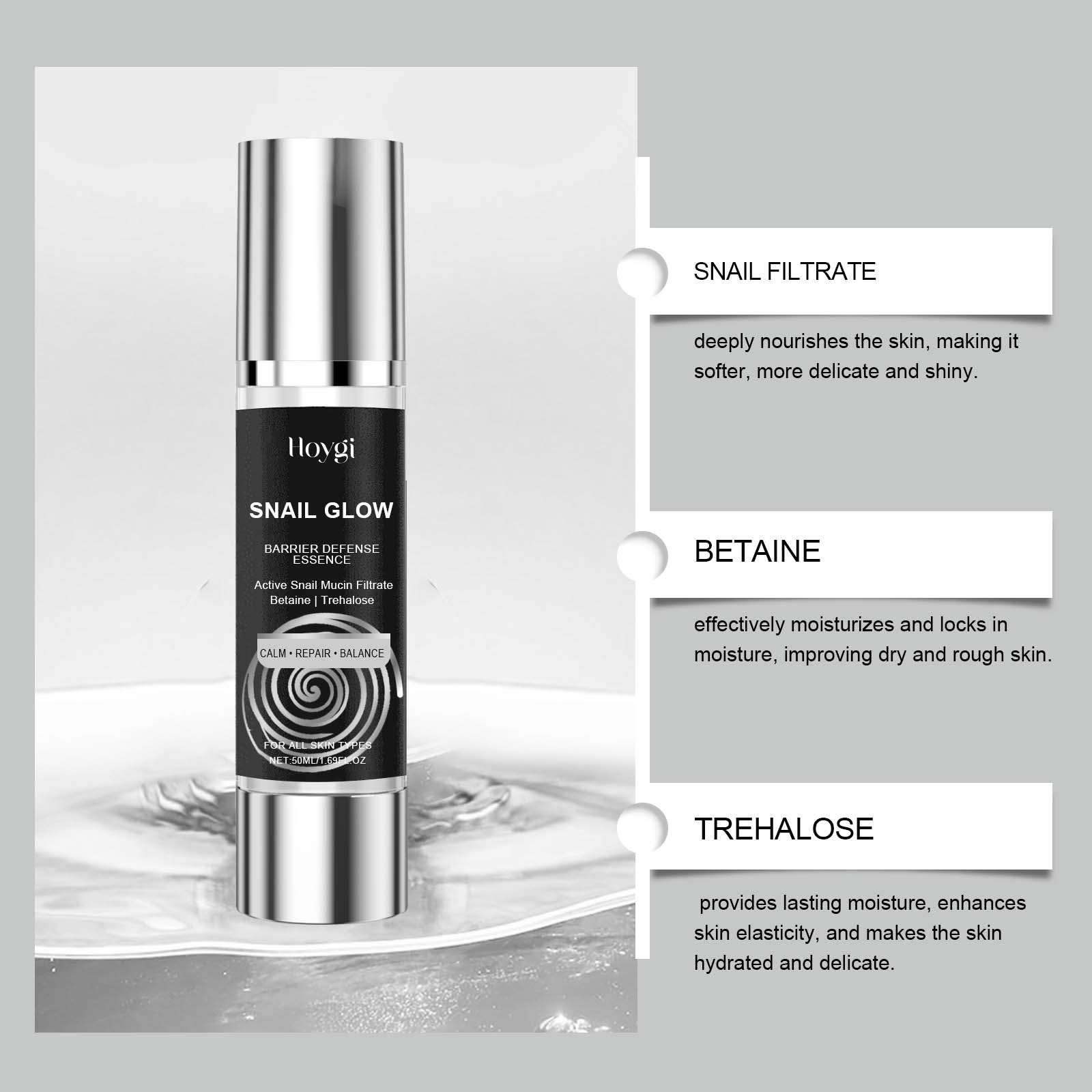Ensemble de soins à la bave d' - Snail Mucin Essence avis et prix