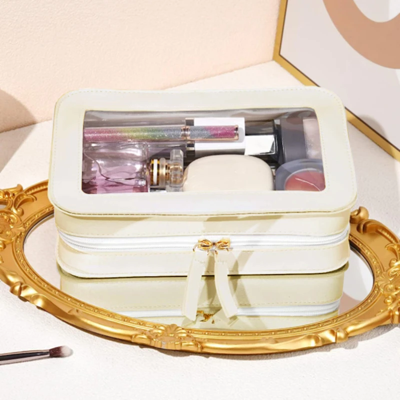 Trousse de maquillage en PU po - Skincare D'Alba avis et prix