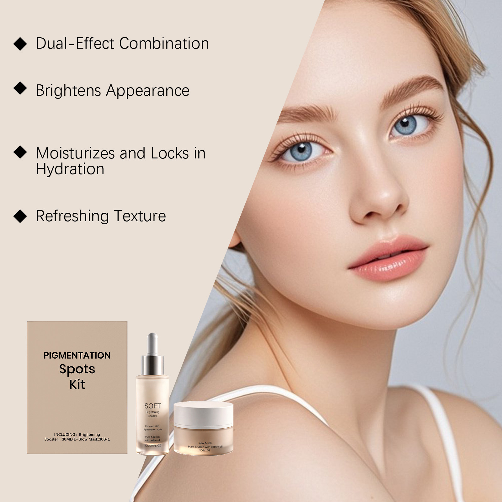 Kit Éclaircissant Soin de la P - Skincare Omg avis et prix